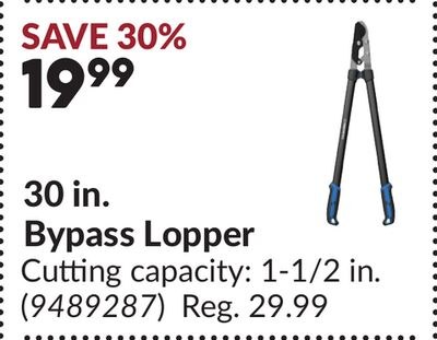 30 in. Bypass Lopper