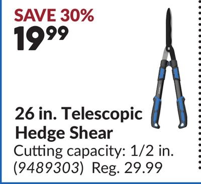 26 in. Telescopic Hedge Shear