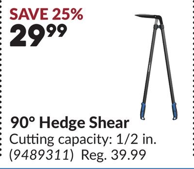 90° Hedge Shear