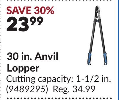 30 in. Anvil Lopper