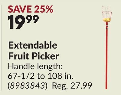 Extendable Fruit Picker