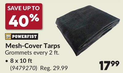 Mesh-Cover Tarps