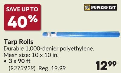 Tarp Rolls