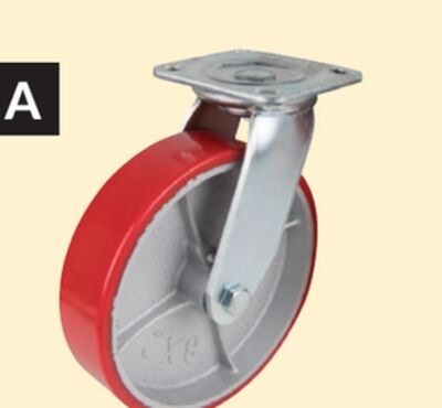 Swivel 8 in. Polyurethane/Steel Casters