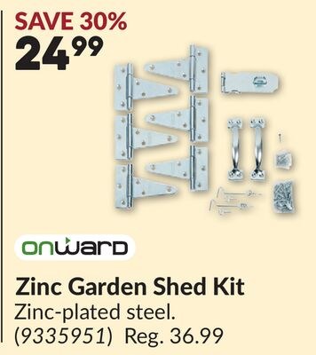 Zinc Garden Shed Kit