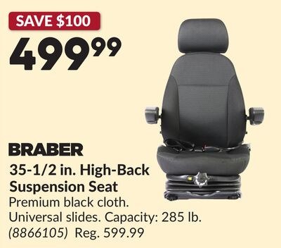 35-1/2 in. High-Back Suspension Seat