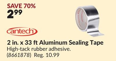 2 in. x 33 ft Aluminum Sealing Tape