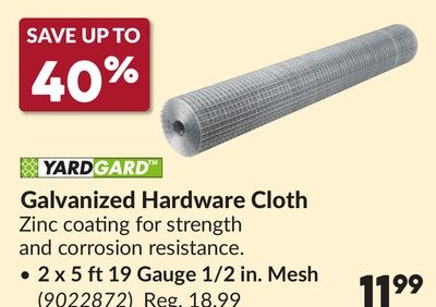 Galvanized Hardware Cloth