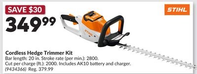 Cordless Hedge Trimmer Kit