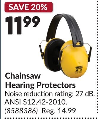 Chainsaw Hearing Protectors