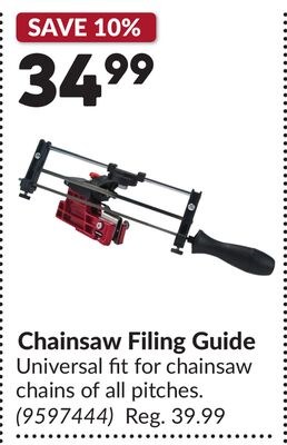 Chainsaw Filing Guide