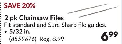 2 pk Chainsaw Files