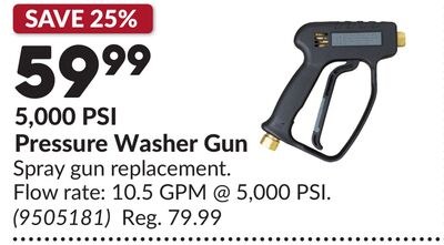 5,000 PSI Pressure Washer Gun