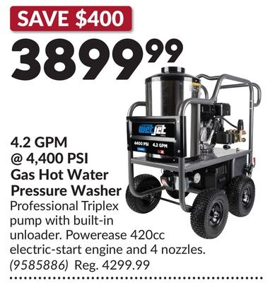 Gas Hot Water Pressure Washer