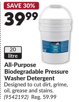 All-Purpose Biodegradable Pressure Washer Deter…