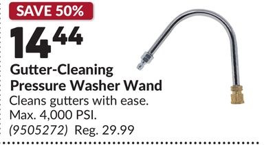 Gutter-Cleaning Pressure Washer Wand