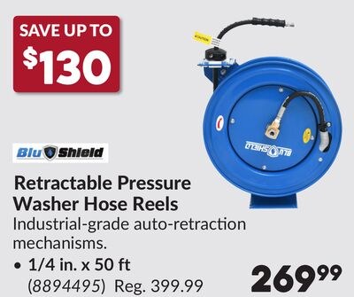 Retractable Pressure Washer Hose Reels
