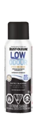 Noir opaque mat LOW ODOUR Spray Paint