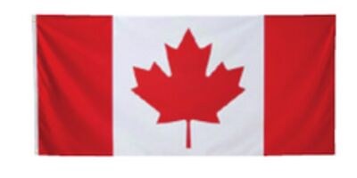 36 x 72 po, standard Drapeaux du Canada