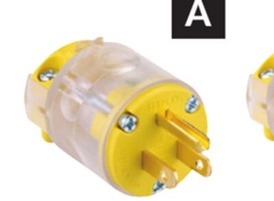Fiche Connecteurs éclaires de 15 A, 125 V