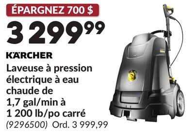 Laveuse à pression électrique à eau chaude de 1…