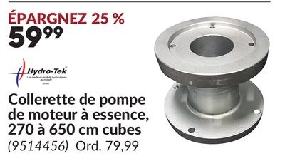 Collerette de pompe de moteur à essence, 270 à …