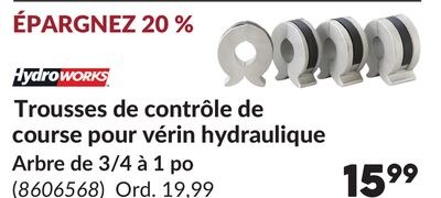 Trousse de contrôle de course pour vérin hydrau…
