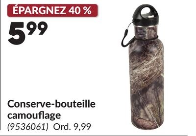 Conserve-bouteille camouflage