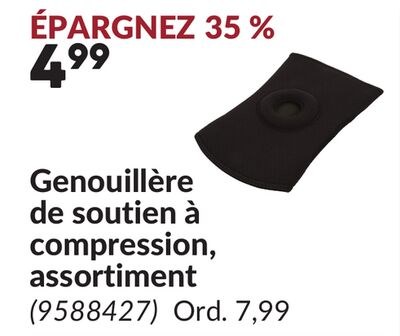 Genouillère de soutien à compression, assortime…