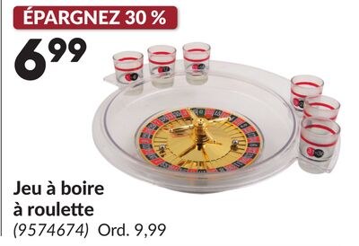 Jeu à boire à roulette