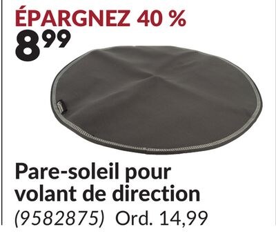 Pare-soleil pour volant de direction