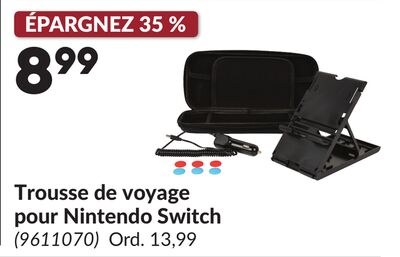 Trousse de voyage pour Nintendo Switch