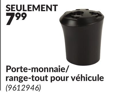 Porte-monnaie/range-tout pour véhicule