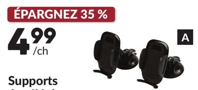 Supports de téléphone, paquets de 2
