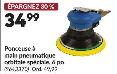 Ponceuse à main pneumatique orbitale spéciale, …