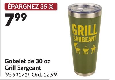 Gobelet de 30 oz Grill Sargeant