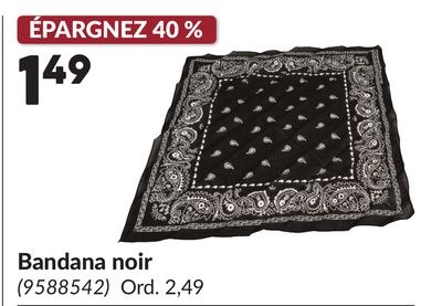 Bandana noir