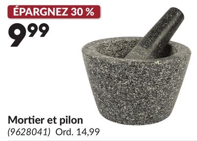 Mortier et pilon