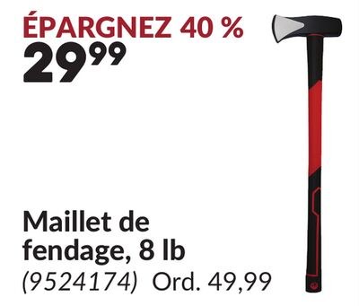 Maillet de fendage, 8 lb