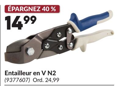 Entailleur en V N2