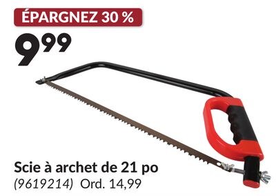 Scie à archet de 21 po
