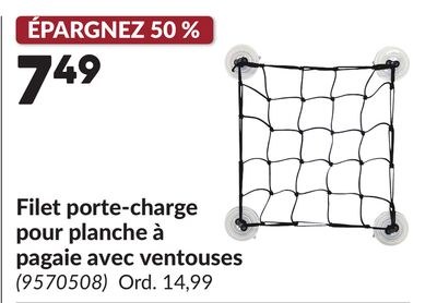 Filet porte-charge pour planche à pagaie avec v…