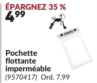 Pochette flottante imperméable