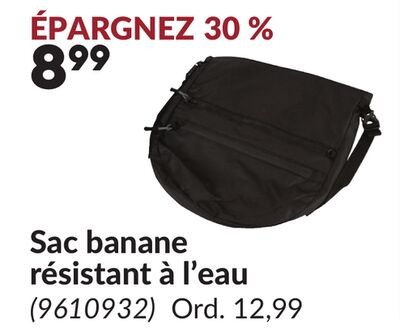 Sac banane résistant à l'eau
