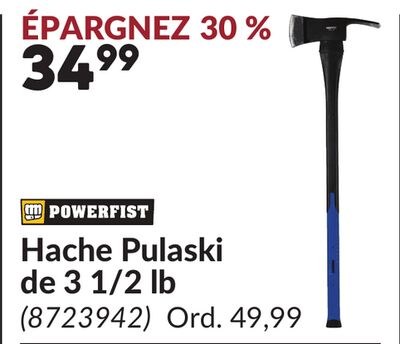 Hache Pulaski de 3 1/2 lb