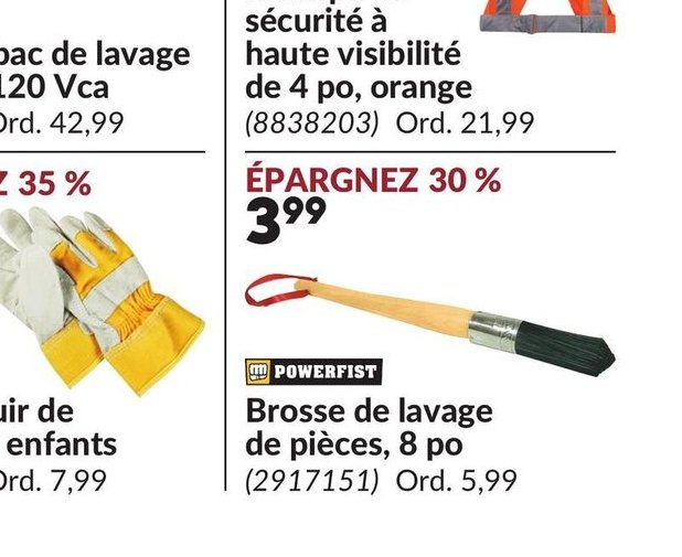 POWERFIST Gants robustes pour mécanicien Grand