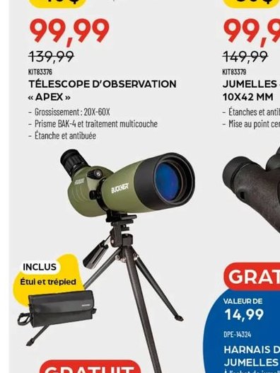 Télescope d'observation « Apex »