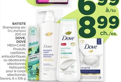 BATISTE Dry shampoo 200 ml DOVE, DOVE MEN+CARE