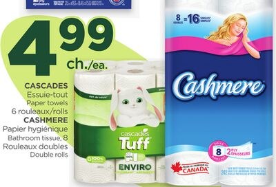 CASCADES Paper towels Bathroom tissue, 8 Double…
