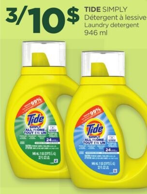 TIDE SIMPLY Laundry detergent